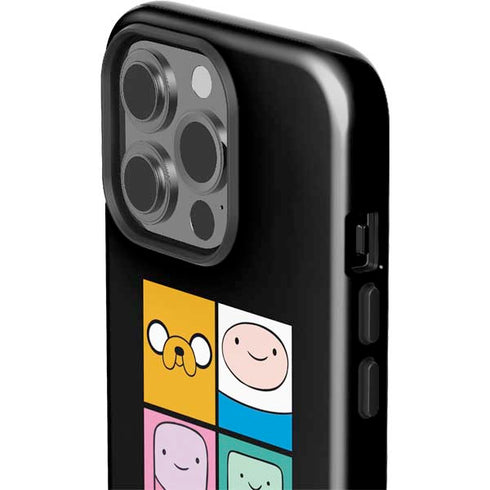 Adult Swim Adventure Time Character Tiles iPhone 15 Pro Impact Case